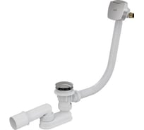 Сифон для ванны Alcadrain A508KM-100 click clack, с напуском воды через перелив 00046236