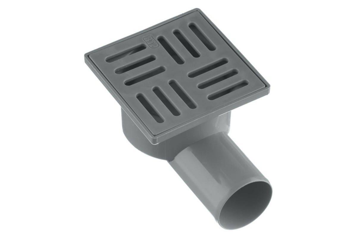 Горизонтальный трап RTP с сухим затвором с поплавком серый D 50 мм ...