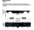 Душевой лоток Miano HARMONY BLACK EDITION черный, боковой слив D50, 600 мм MD-60HAB 3