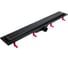 Душевой лоток Miano HARMONY BLACK EDITION черный, боковой слив D50, 600 мм MD-60HAB 1