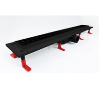 Душевой лоток Miano МИАНО MEDIUM BLACK EDITION черный, боковой слив D50 600 MD-60MEB
