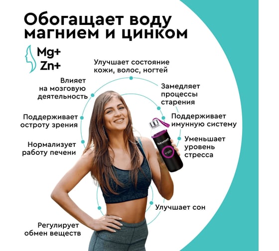 Комплект кассет для фильтров-кувшинов БАРЬЕР Актив Сила красоты, 2 шт, обогащает магнием и цинком, К462Р00