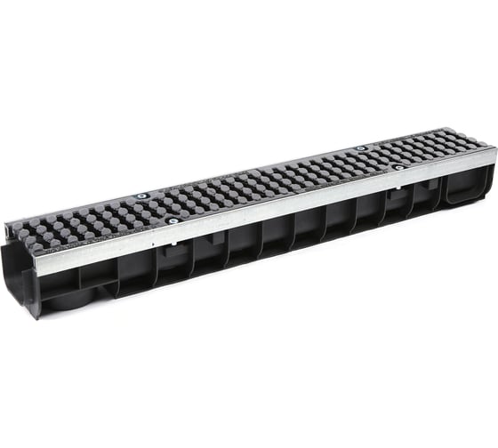 Лоток водоотводный пластиковый AQUADRENAG ЛВП PROTECT DN100 H105 D400 (комплект)  1015294