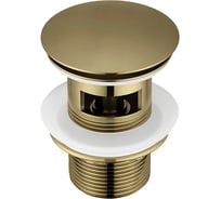 Донный клапан Elghansa 1 1/4", для раковины с переливом, Click-Clack, бронза WBT-122-Bronze