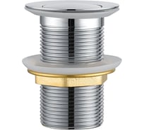 Донный клапан Elghansa RoundLine 1 1/4", для раковины без перелива, Click-Clack WBT-111