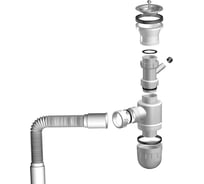 Малый выпуск UKINOX с сифоном и гофросифоном СКМГ