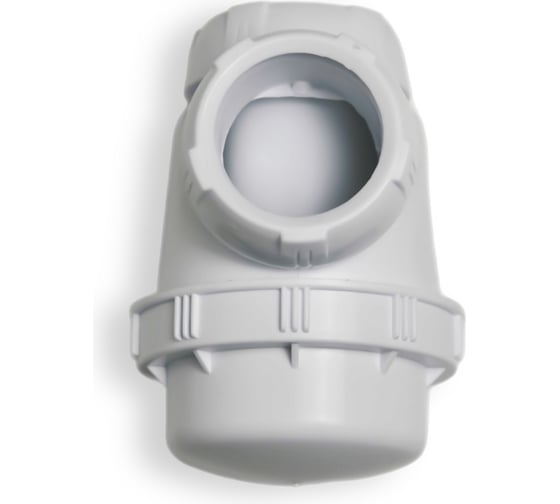 Сифон для раковины и биде Wirquin COMPACT с выпуском, отводом для ст/маш и гибким соединением 30987170