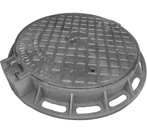 Люк чугунный Gidrolica Street ТМ(Д400)-2-60 ("К", водопроводная система) 223