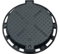 Люк чугунный Gidrolica Street ТМ(Д400)-2-60 ("Д", дождевая канализация) 223д