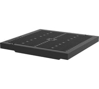 Пластиковая решетка Стилот SteeStart 300x300 мм, А15 черная Р3030В