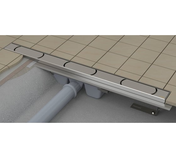 Душевой канал Ravak Chrome из нержавеющей стали, 1050 X01429