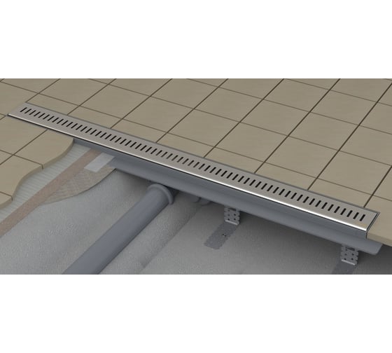 Душевой канал Ravak Zebra из нержавеющей стали, 750 X01433