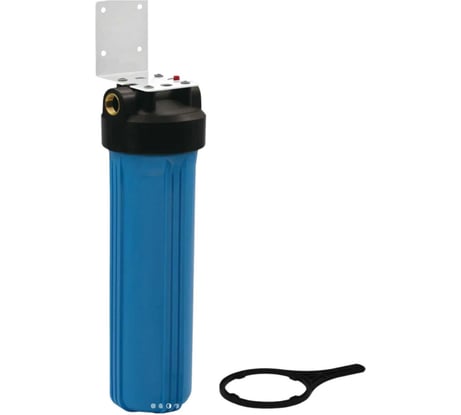 Колба фильтра Аурус для воды под мойку для питьевой и жесткой воды проточный очистки встраиваемый, комплект, кухонный, накопительный, водоочиститель с угольным картриджем 2000 л/час 18