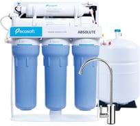 Фильтр обратного осмоса Ecosoft Absolute 5-50P с помпой на станине MO550PSECOEXP