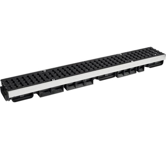 Лоток водоотводный пластиковый AQUADRENAG ЛВП PROTECT DN100 H85 D400 (комплект) 10152724 1015274 1