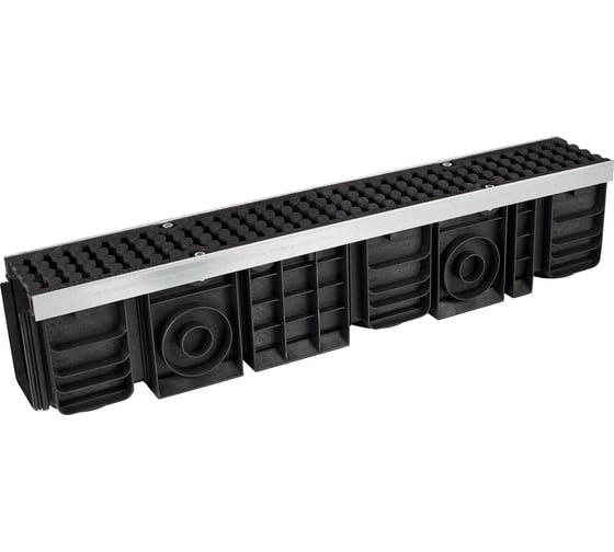 Лоток водоотводный пластиковый AQUADRENAG ЛВП PROTECT DN100 H205 Е600 комплект 10152200 1