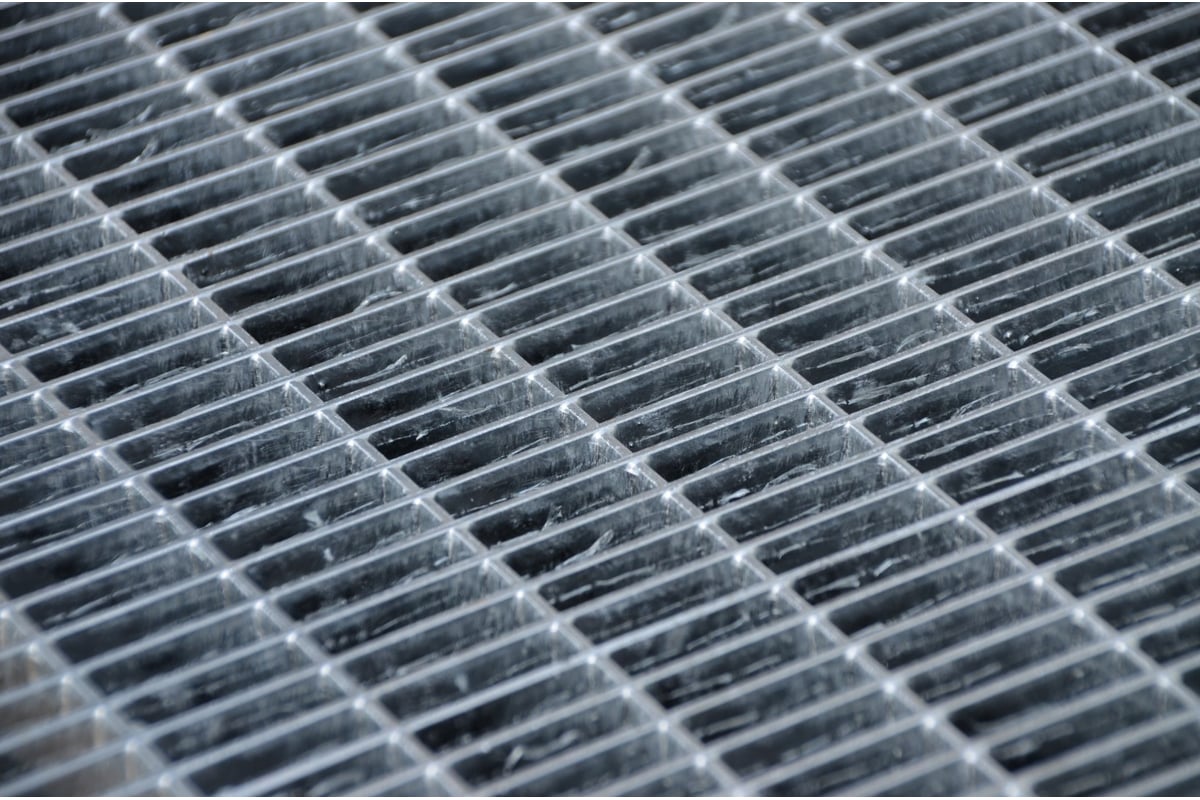 Прессованный решетчатый настил AQUADRENAG 33x11/30x2 Zn 500x1000 мм ...