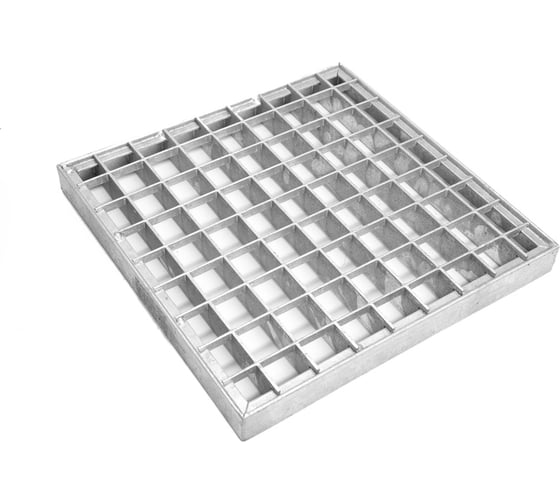 Прессованный решетчатый настил AQUADRENAG 33x33/30x2 Zn 500x1000 мм Р51030332