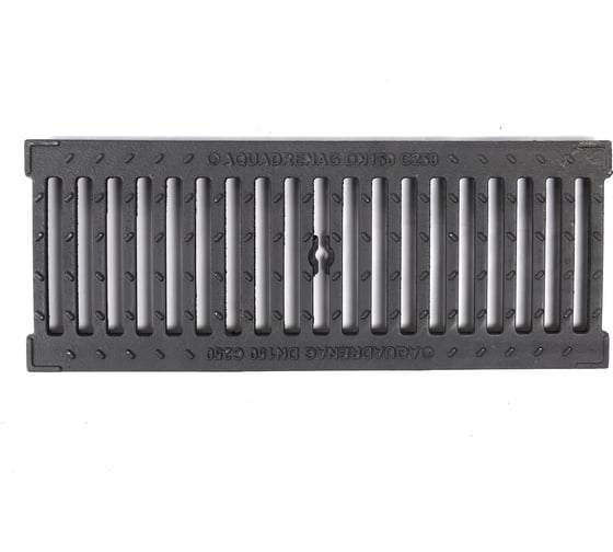 Решетка чугунная щелевая AQUADRENAG РЧЩ Standart DN150 C250 (500x186) 1518621