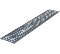 Решетка штампованная оцинкованная AQUADRENAG РШО Standart DN150 A15 (1000x186) 1518622Zn