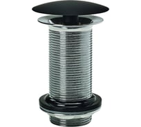 Донный клапан для раковины Wirquin BLACK TOUCH без отверстия для перелива, латунь 30723915