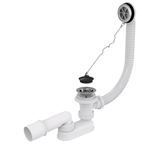 Сифон для ванны Koller Pool хромированный A501 B70CPPB