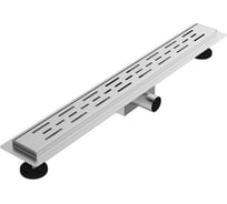 Линейный трап для душа Millennium из нержавеющей стали, с сухим гидрозатвором, 80 см TLN0108