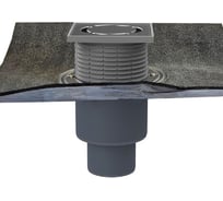 Трап с сухим сифоном HL "Primus blue"с полимербитумным полотном, с вертикальным выпуском DN50/75/110 HL 310HPrblue