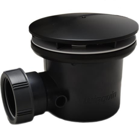 Сифон для душевого поддона Wirquin Tourbillon слив D90 мм, черный 30120734