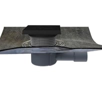 Трап с сухим сифоном HL Primus blue, с полимербитумным полотном, с горизонтальным выпуском DN40/50, HL 510HPrblueG