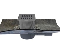 Трап с сухим сифоном HL Primus blue, с полимербитумным полотном, с решеткой 3120 (клик-клак), DN40/50, 510HPrblue-3120 HL 510HPrblue-3120