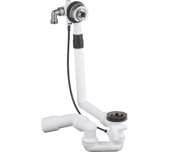 Наливной, сливной и переливной гарнитур GROHE Talentofill, темный графит глянец 28990A00