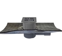 Трап с сухим сифоном HL "Primus blue", с полимербитумным полотном, с решеткой 3124 (КЛИК-КЛАК),DN40/50 510HPrblue-3124