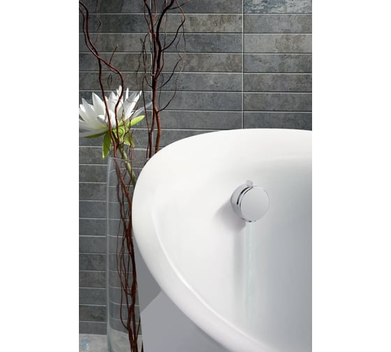 Сифон для стандартной ванны KLUDI Rotexa Multi с наливом, хром KL2120005N-00