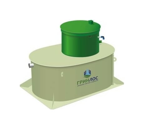 Септик Автономная канализация Гринлос Аэро 3 Пр низкий корпус, пластик GL023PR12