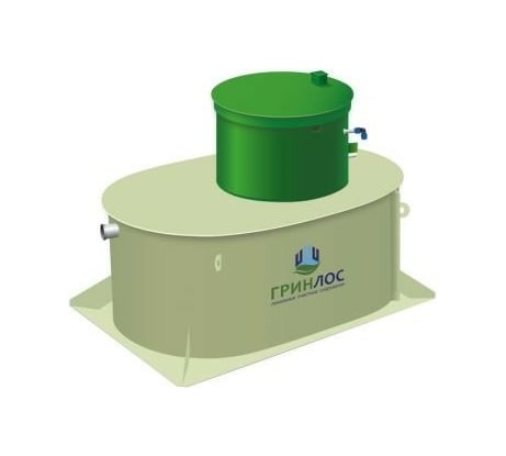 Септик Автономная канализация Гринлос Аэро 5 низкий корпус GL025ST12
