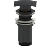 Донный клапан для раковины Wonzon & Woghand черный матовый WW-88SS08-MB