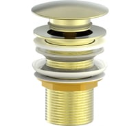 Донный клапан для раковины Wonzon & Woghand брашированное золото WW-88SS02-BG