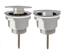 Донный клапан с переливом Teymi Lina для раковины, хром T140115 ЦБ-00270262