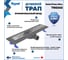 Душевой трап с комбинированным гидрозатвором Teymi Helmi Prime 50 см, хромированный обод, решетка из нержавеющей стали T90343 ЦБ-00270403 3