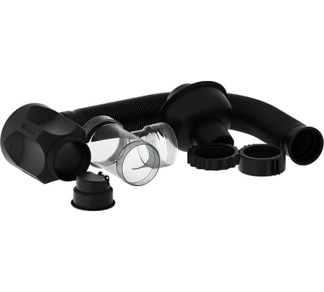 Сифон для раковины Teymi Nura черный матовый T140011 ЦБ-00270277