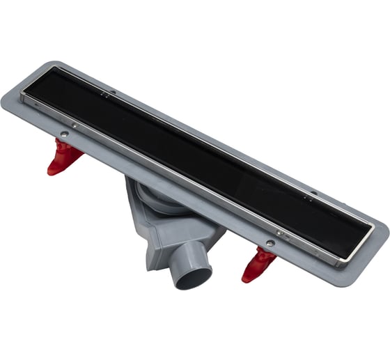 Душевой лоток Point Деметра стекло черное 650 PN50465GLB