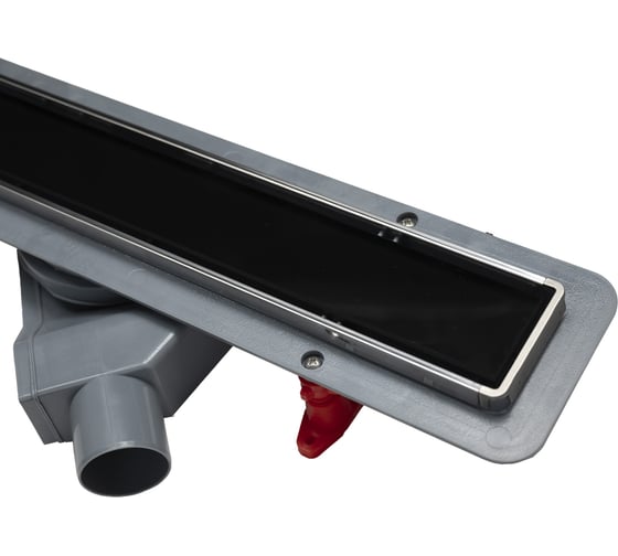 Душевой лоток Point Деметра стекло черное 650 PN50465GLB