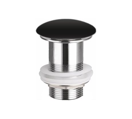 Донный клапан с керамической накладкой Ceramicanova цвет чёрный матовый CN2000MB