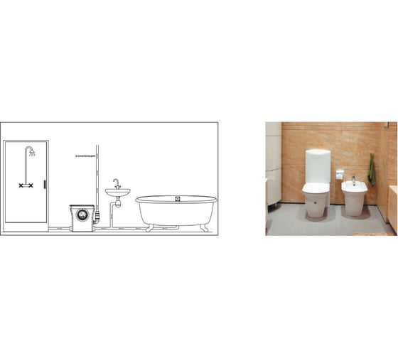 Туалетный насос-измельчитель JEMIX STF-400 COMPACT 400 Вт 87608