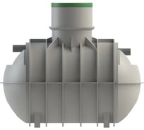 Золотарь ASPLAST 2000 с крышкой С EL-25P-CAUN-C2000L-BL-Z1