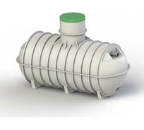 Золотарь ASPLAST 3000 с крышкой С EL-25P-CAUN-C3000L-BL-Z1