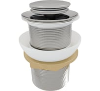 Донный клапан для раковины без перелива Teymi Ritta хром T140128 ЦБ-00270259