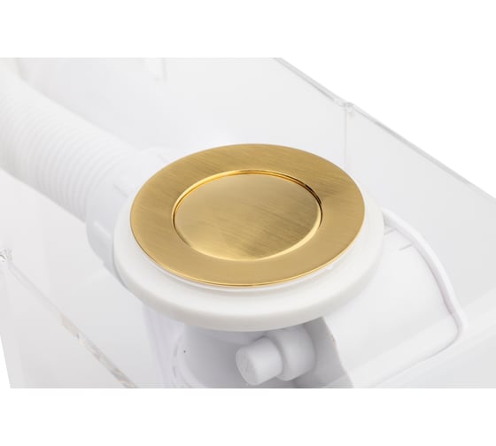 Слив-перелив п/автомат VEGA 120см, золотой матовый V55R 120GM Э МК