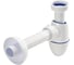 Сифон для умывальника Nicoll 1 1/4х32, со сливным патрубком и фланцем, D32 C2921-0202073 1